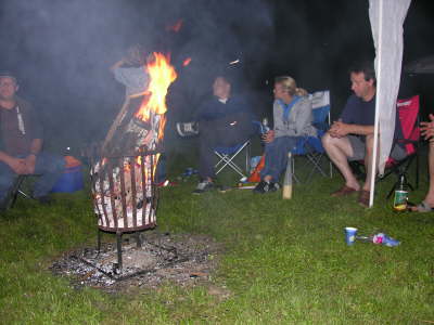 Fast schon Lagerfeuerromantik