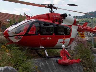 EC145 mit Winde