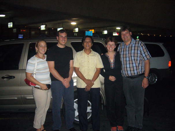 Jetzt heissts schon wieder Abschiednhemen (in der Mitte ist unser super Fahrer Severino)